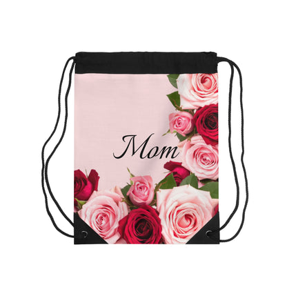 Drawstring Bag – Mom’s Rose Bouquet
