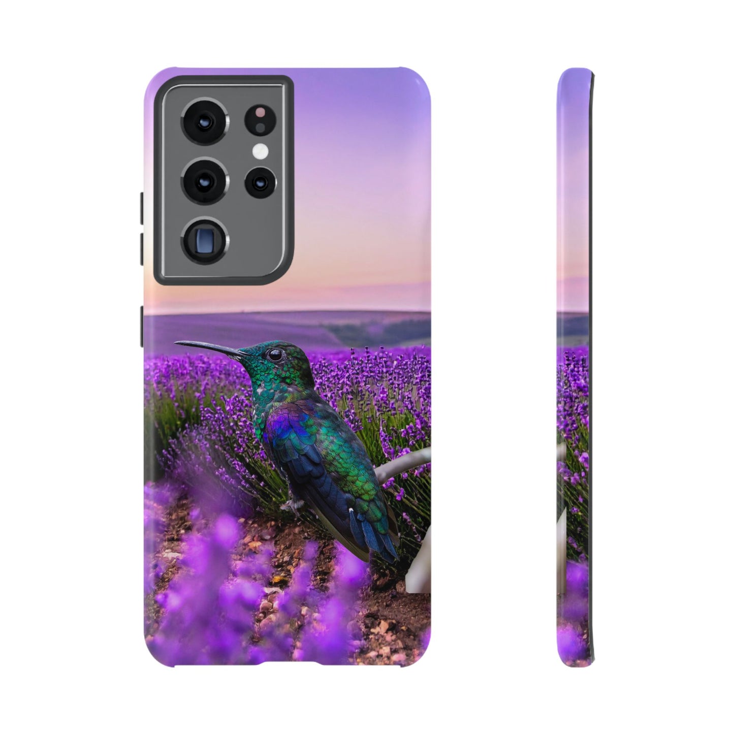 Protective Phone Case – Hummingbird Reverie