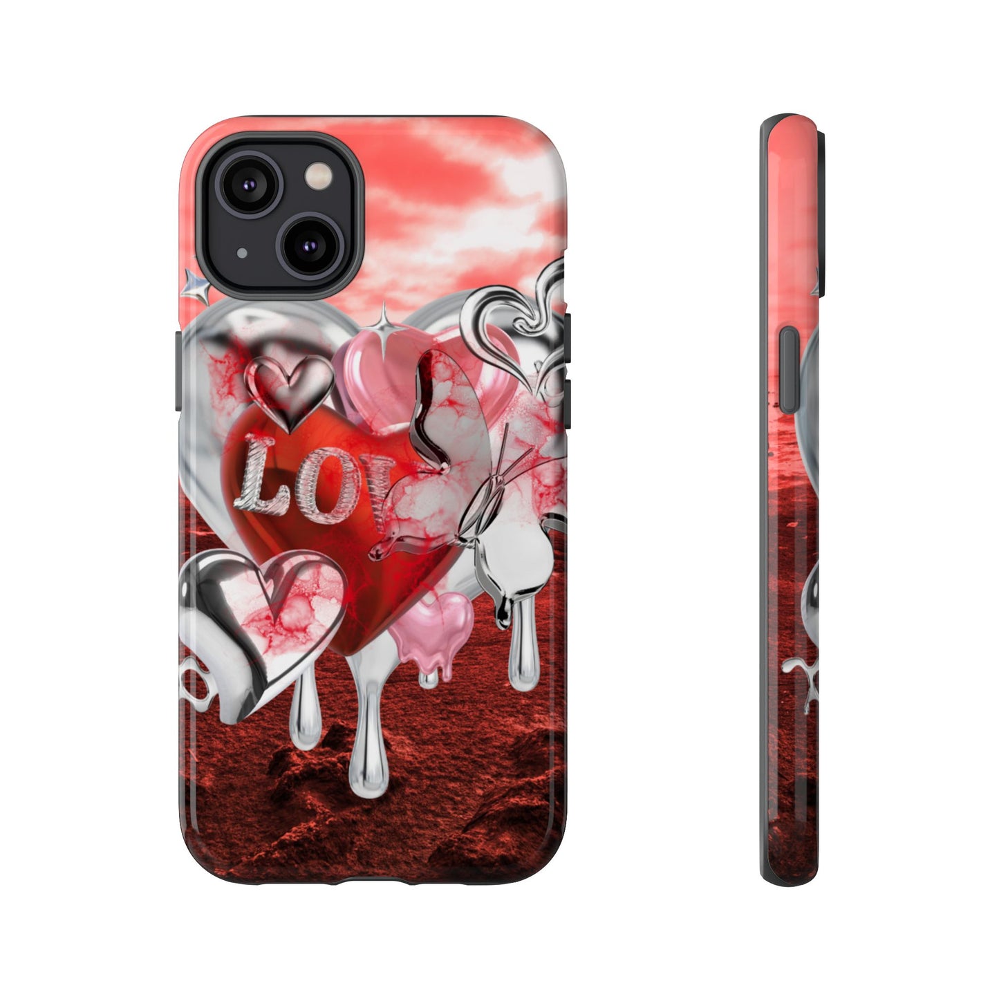 Protective Phone Case – Chrome Love