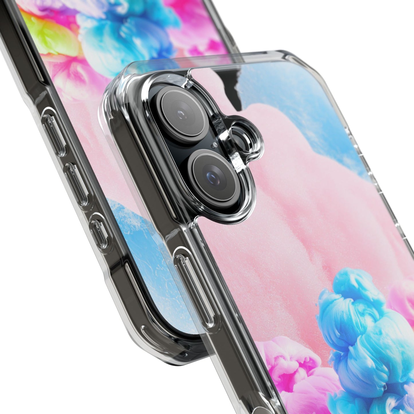 Clear Magnetic Phone Case – Cotton Candy Dream