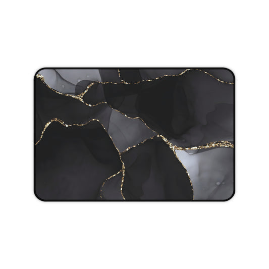 Neoprene Desk Mat – Obsidian Vein
