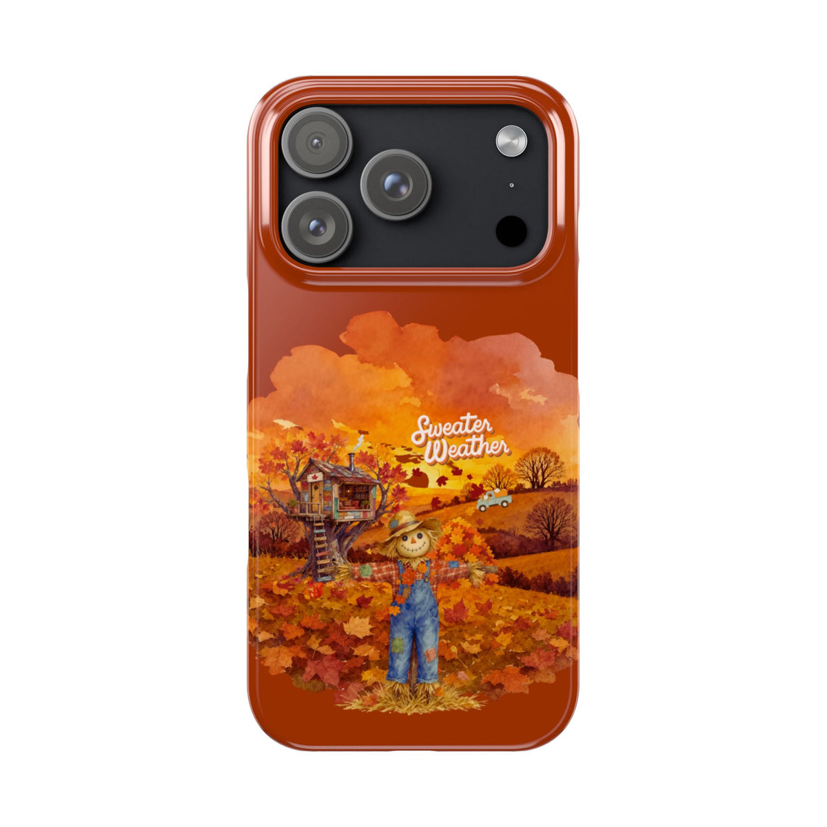 Slim Phone Case – Sweater Weather – Compatible with iPhone 11–17 Series
