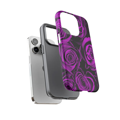Protective Phone Case – Amethyst Roses
