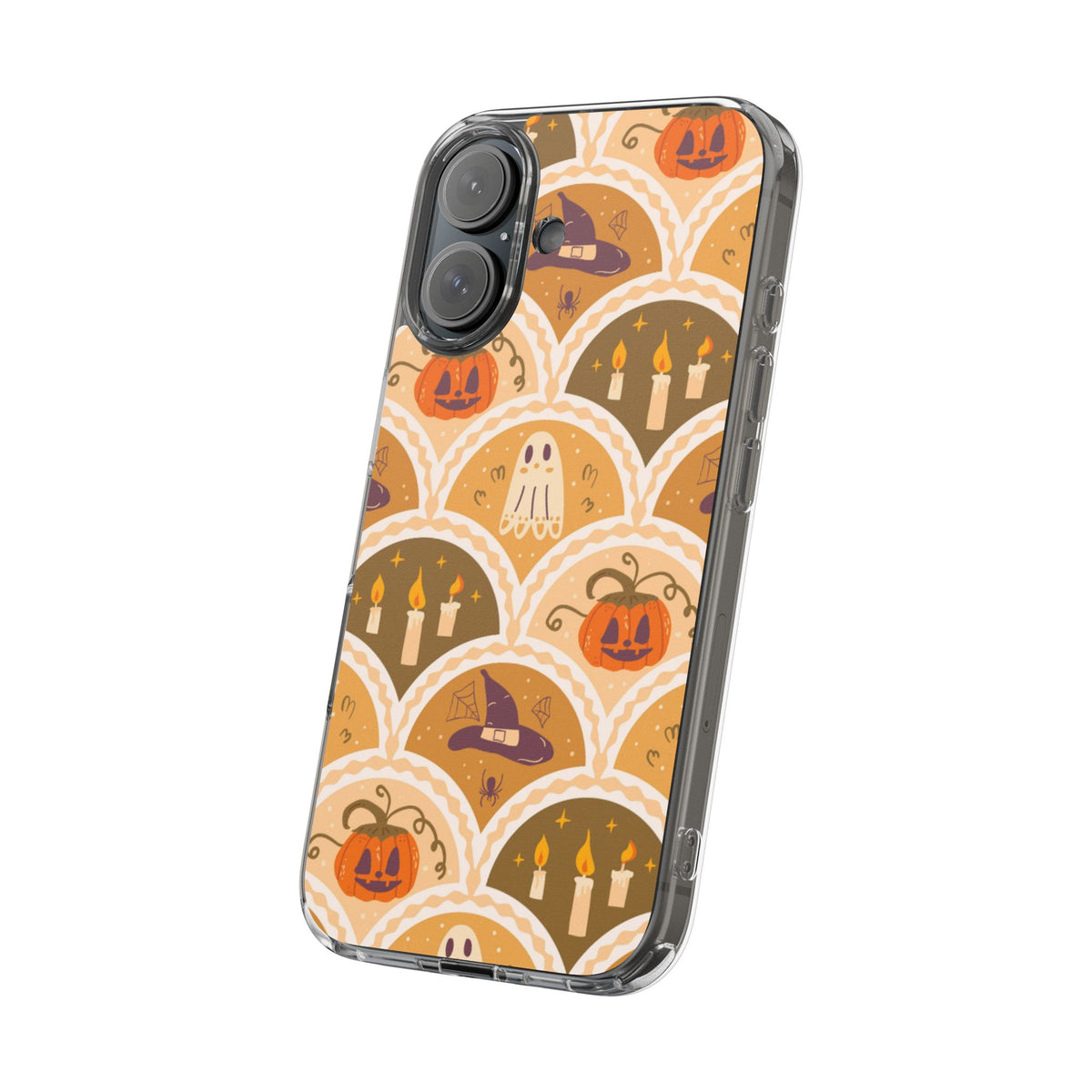 Clear Phone Case – Vintage Haunt – Compatible with iPhone 13–17 & Samsung Galaxy S25–S26 Series