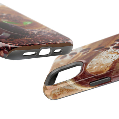 Impact-Resistant Phone Case – Love at First Sip – Compatible with iPhone 11–17 & Samsung Galaxy S22–S26 Series
