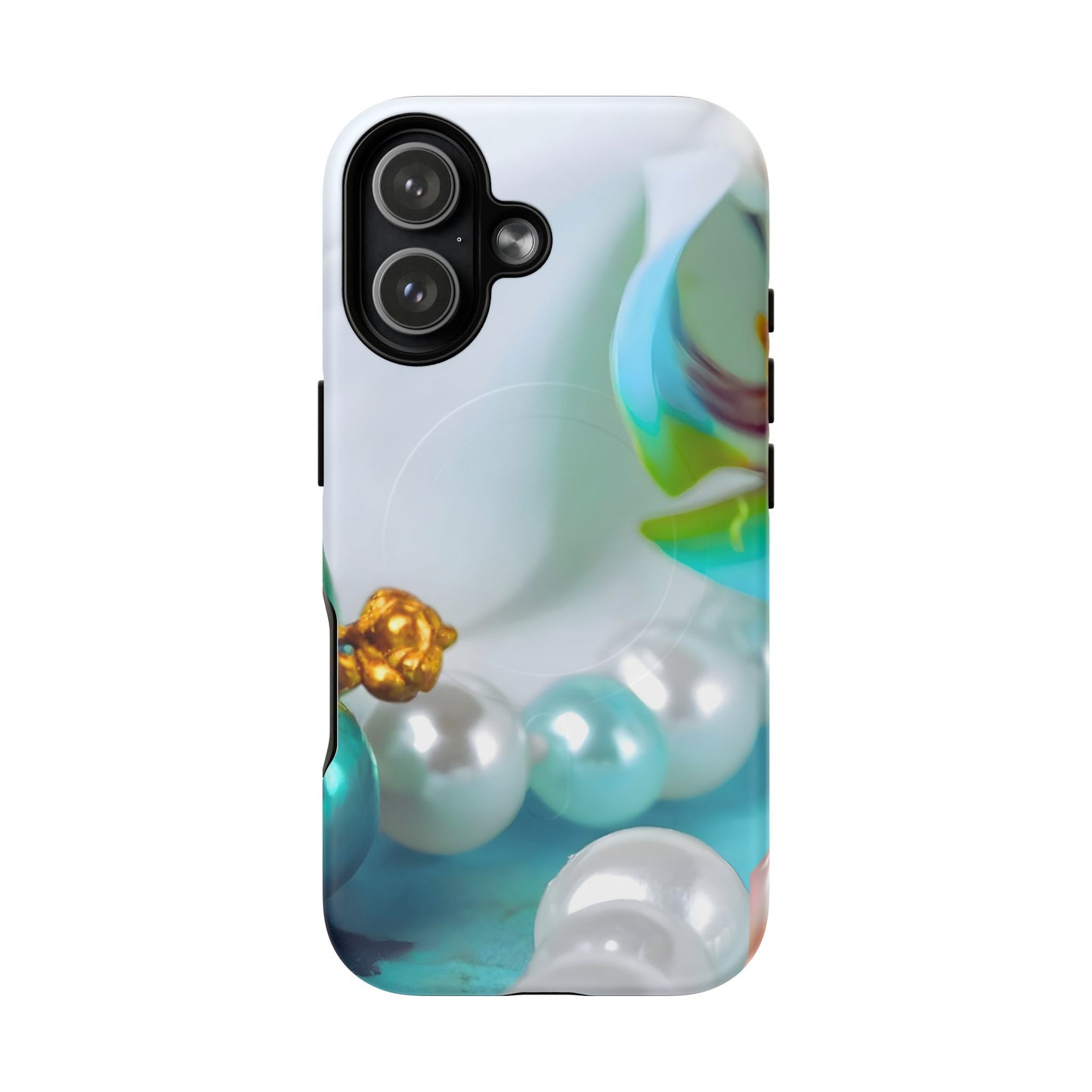 Protective Magnetic Phone Case – Mermaid's Pearl