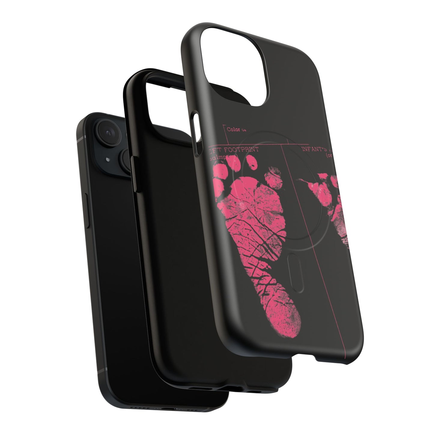 Protective Magnetic Phone Case – Mom’s Little Pink Footprints