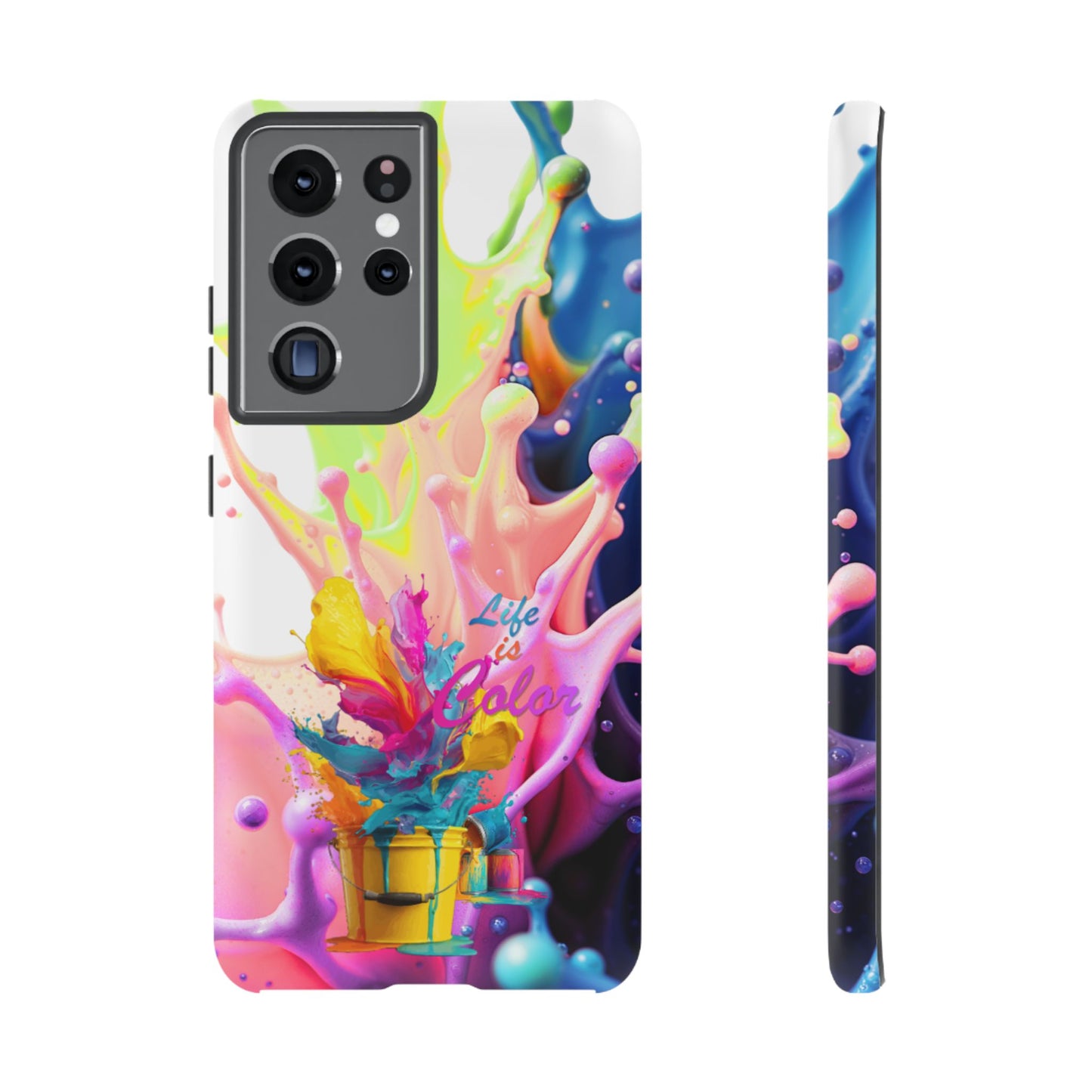 Color Splash Phone Case — “Life in Color” Protective Tough Case