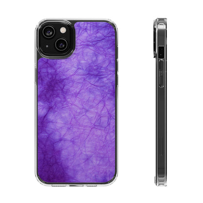Clear Phone Case – Neon Dusk