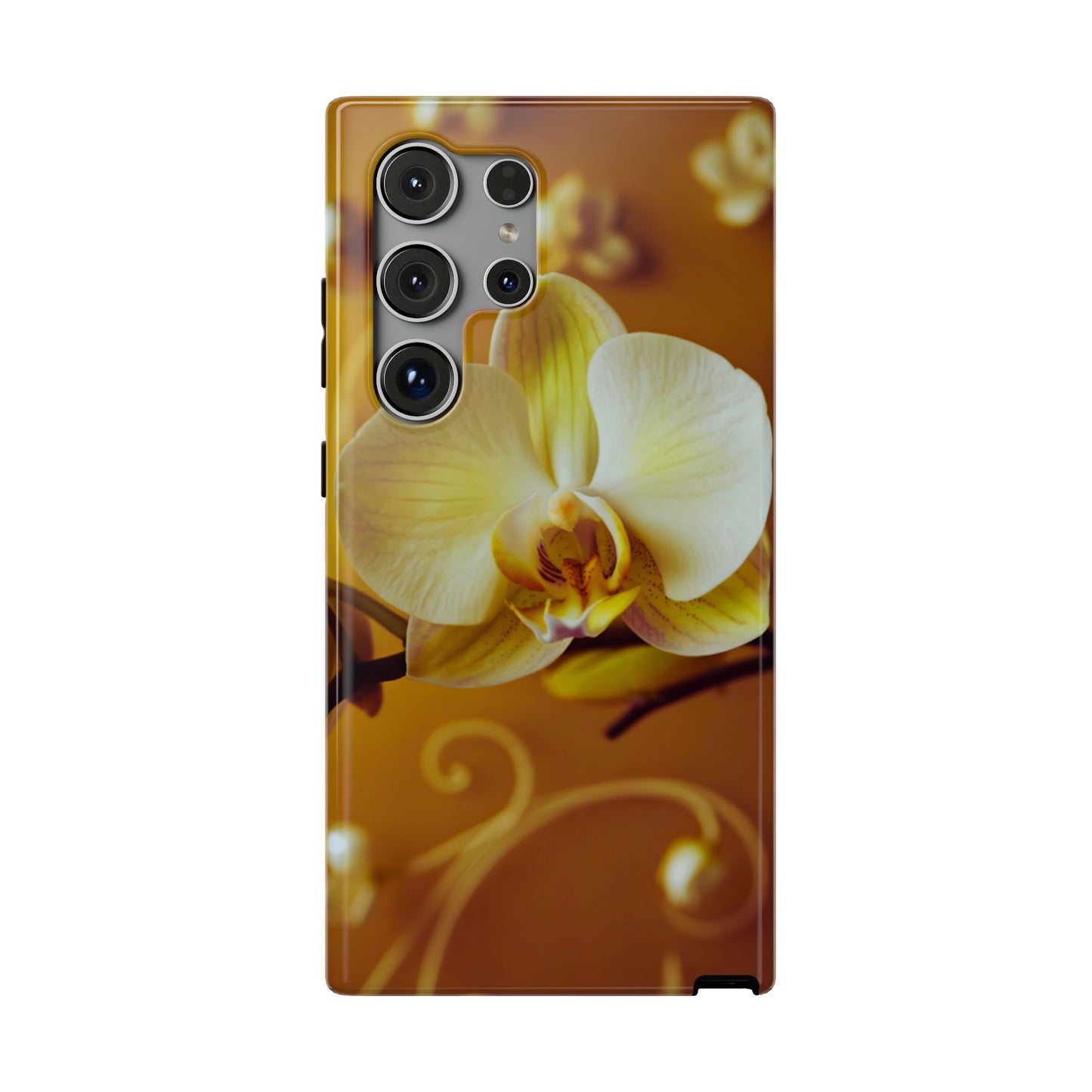 Protective Phone Case – Amber Orchid