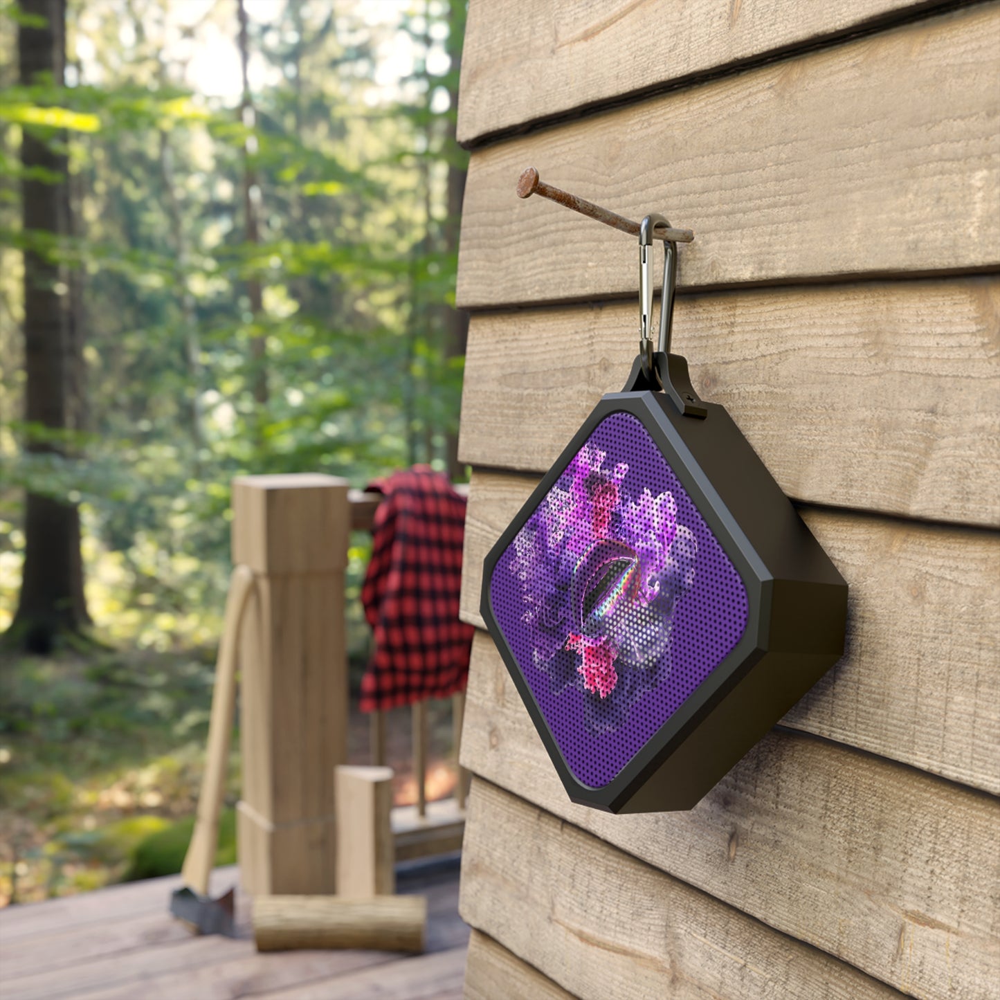 Water-Resistant Bluetooth Speaker – Purple Haze Lips