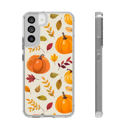 Clear Phone Case – Falling for Pumpkin