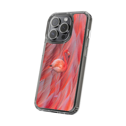 Clear Phone Case – Scarlet Plume