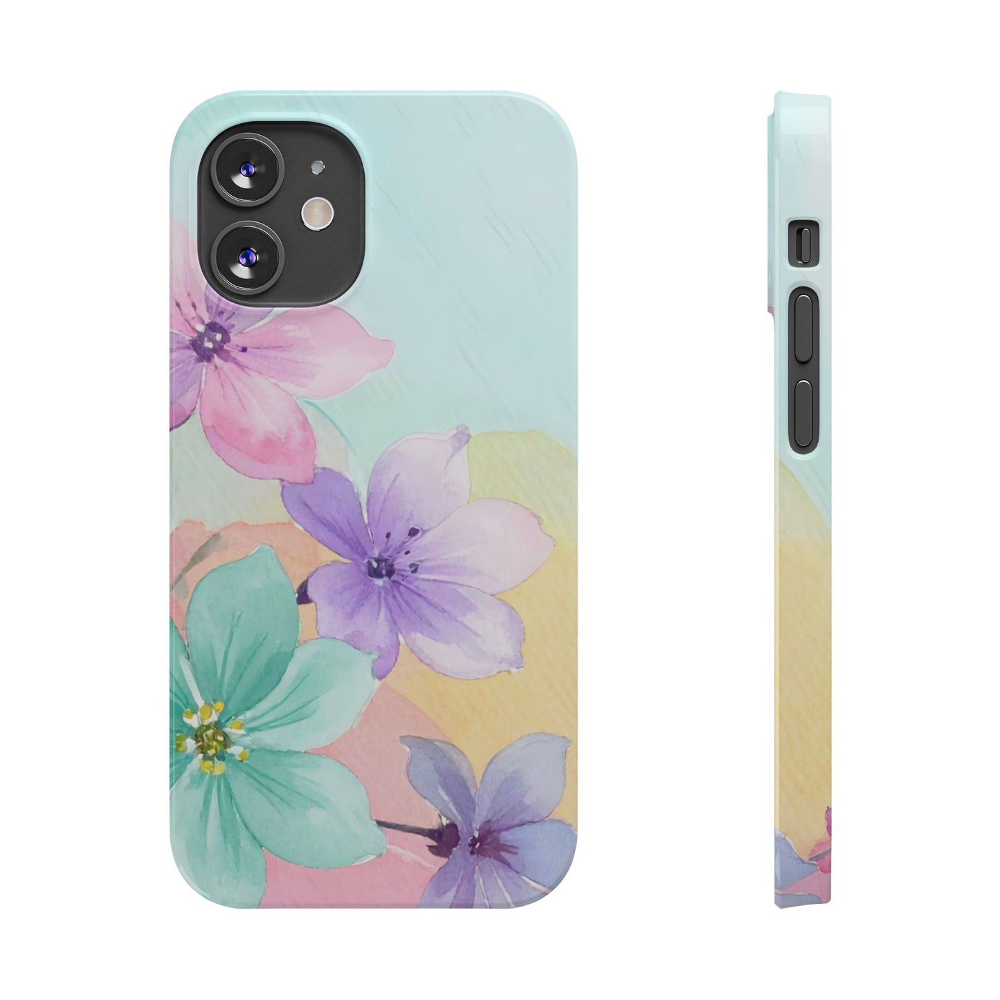 Slim Phone Case – Water Petal