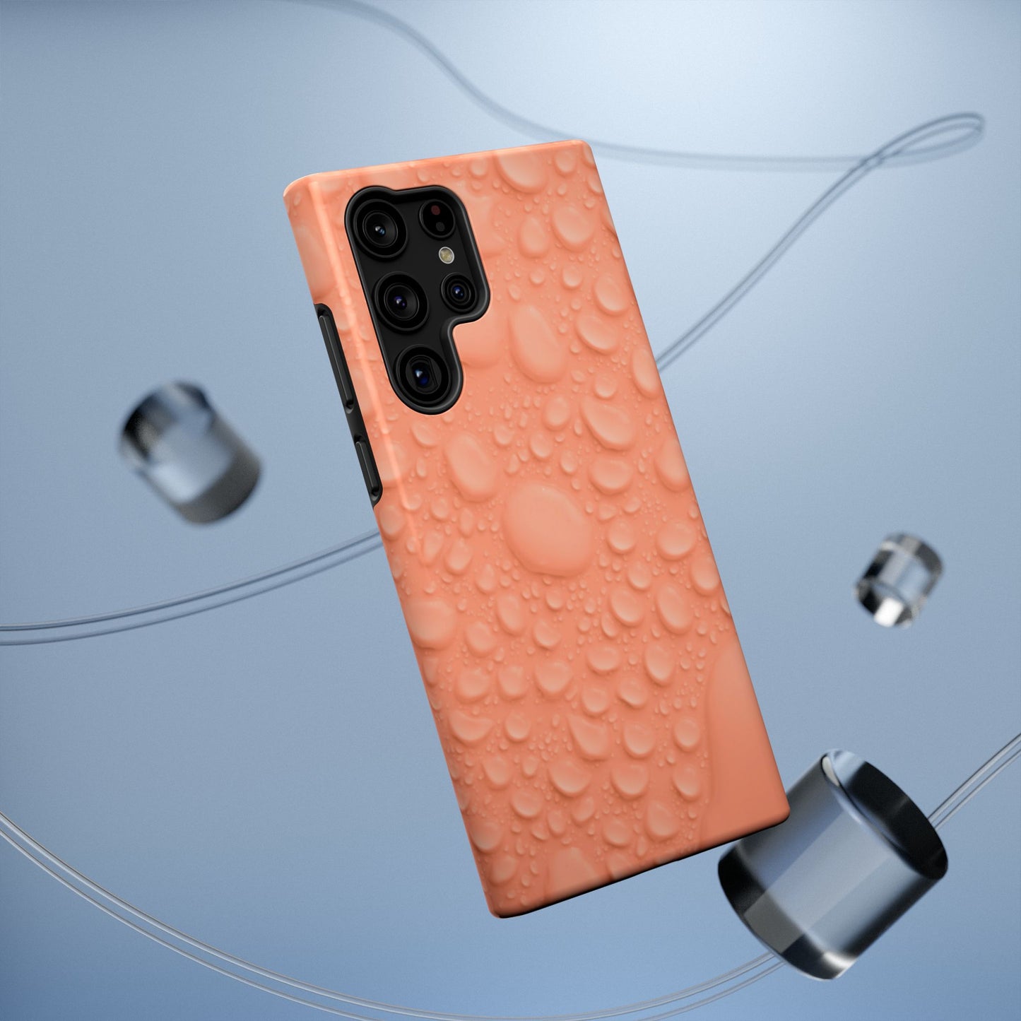 Impact-Resistant Phone Case – Apricot Rain