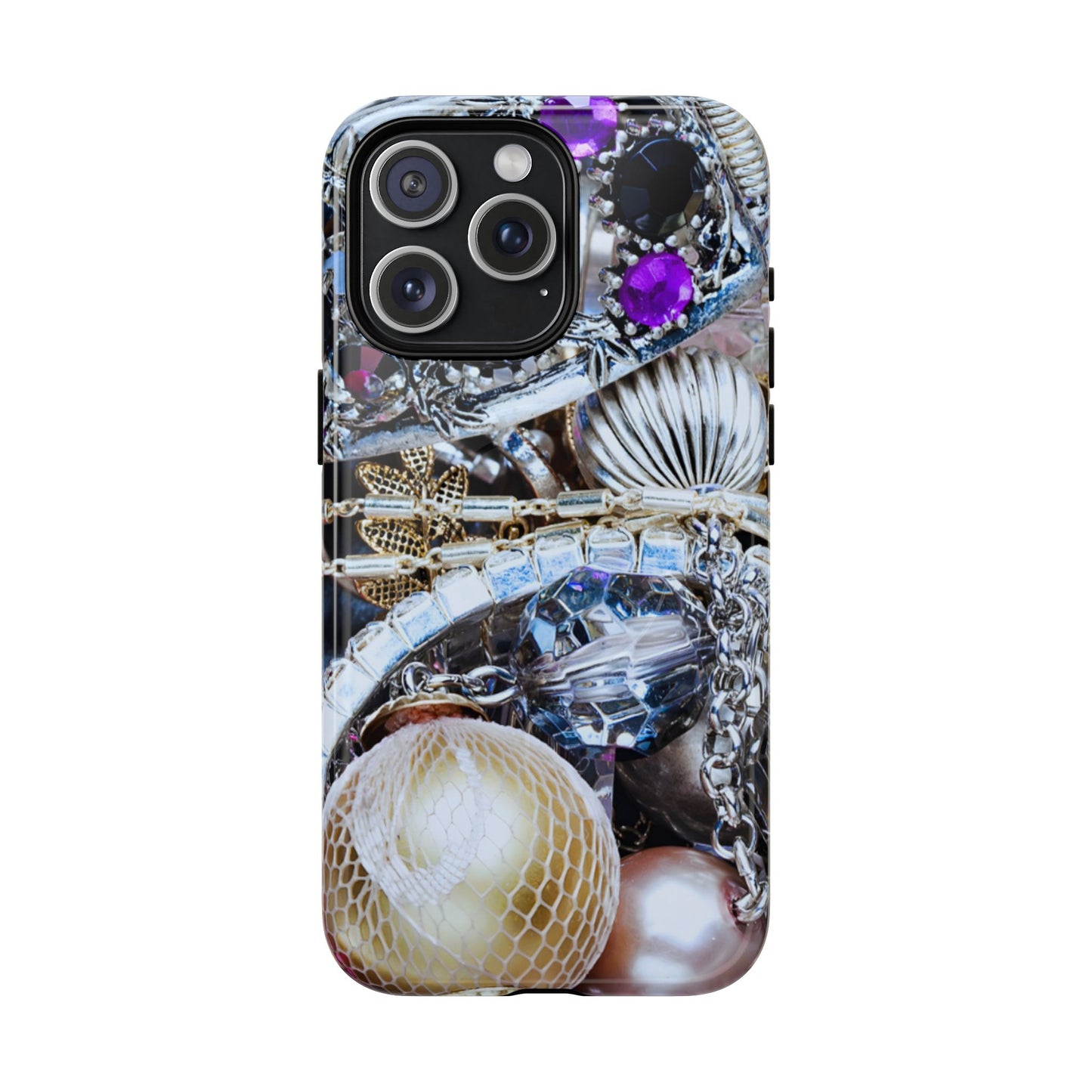 Protective Magnetic Phone Case – Chrome Jewel