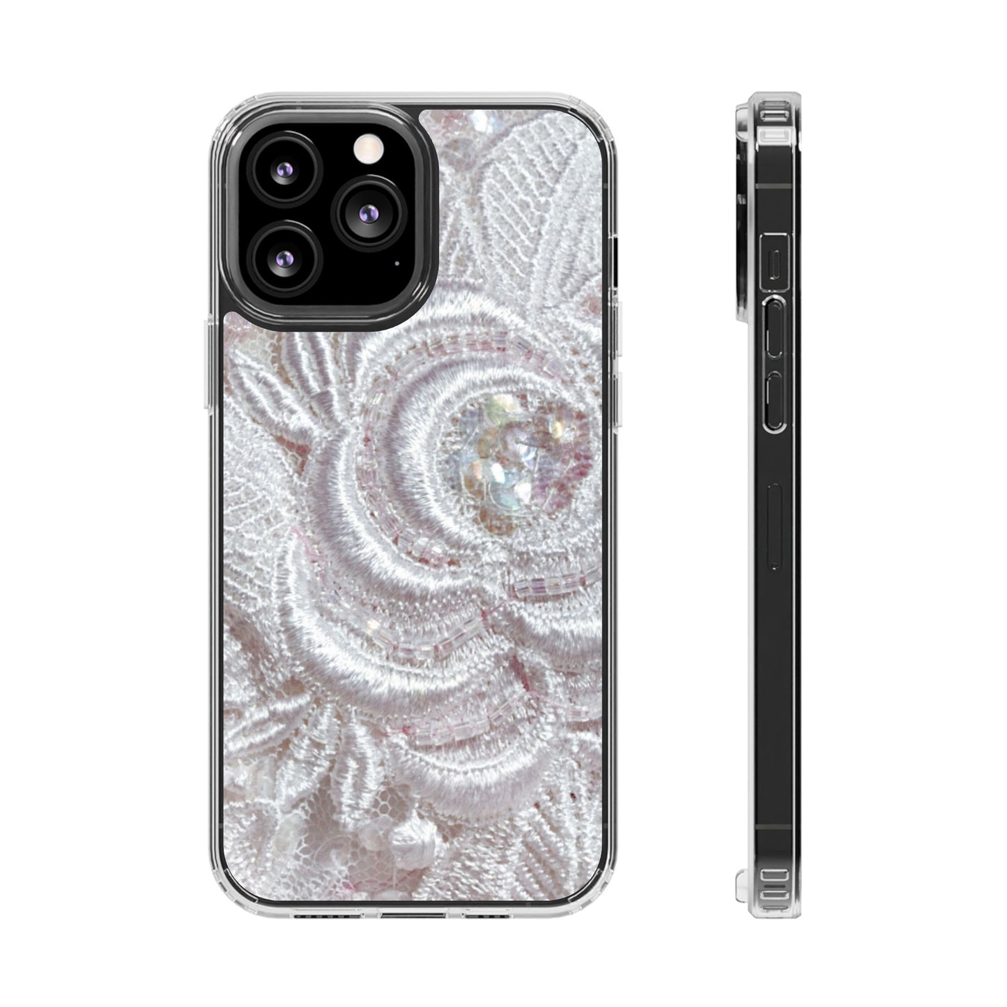 Clear Phone Case – Lace Veil