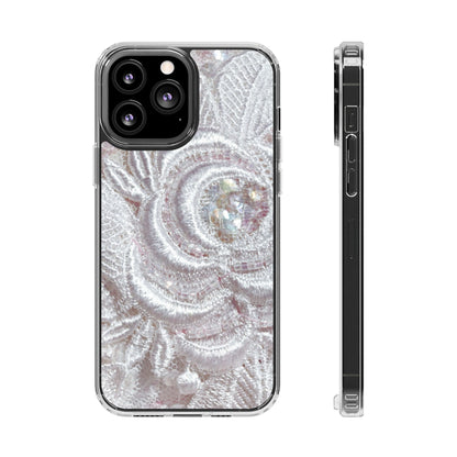 Clear Phone Case – Lace Veil