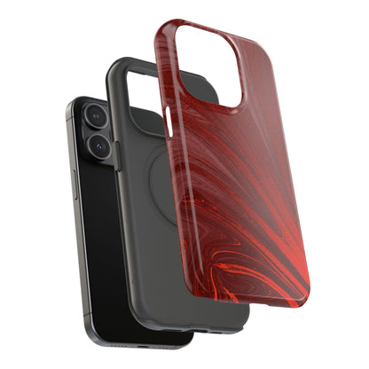 Impact-Resistant Phone Case — Crimson Current