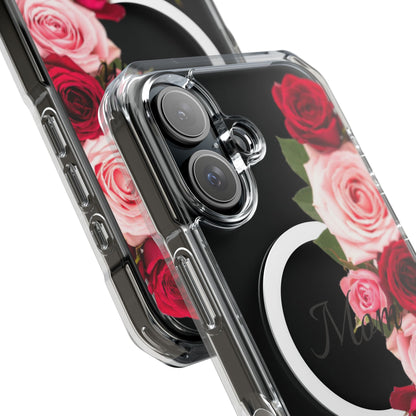 Clear Magnetic Phone Case – Mom’s Rose Bouquet