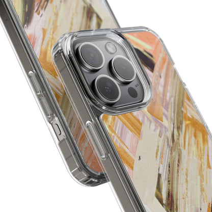 Clear Phone Case – Brush & Bronze