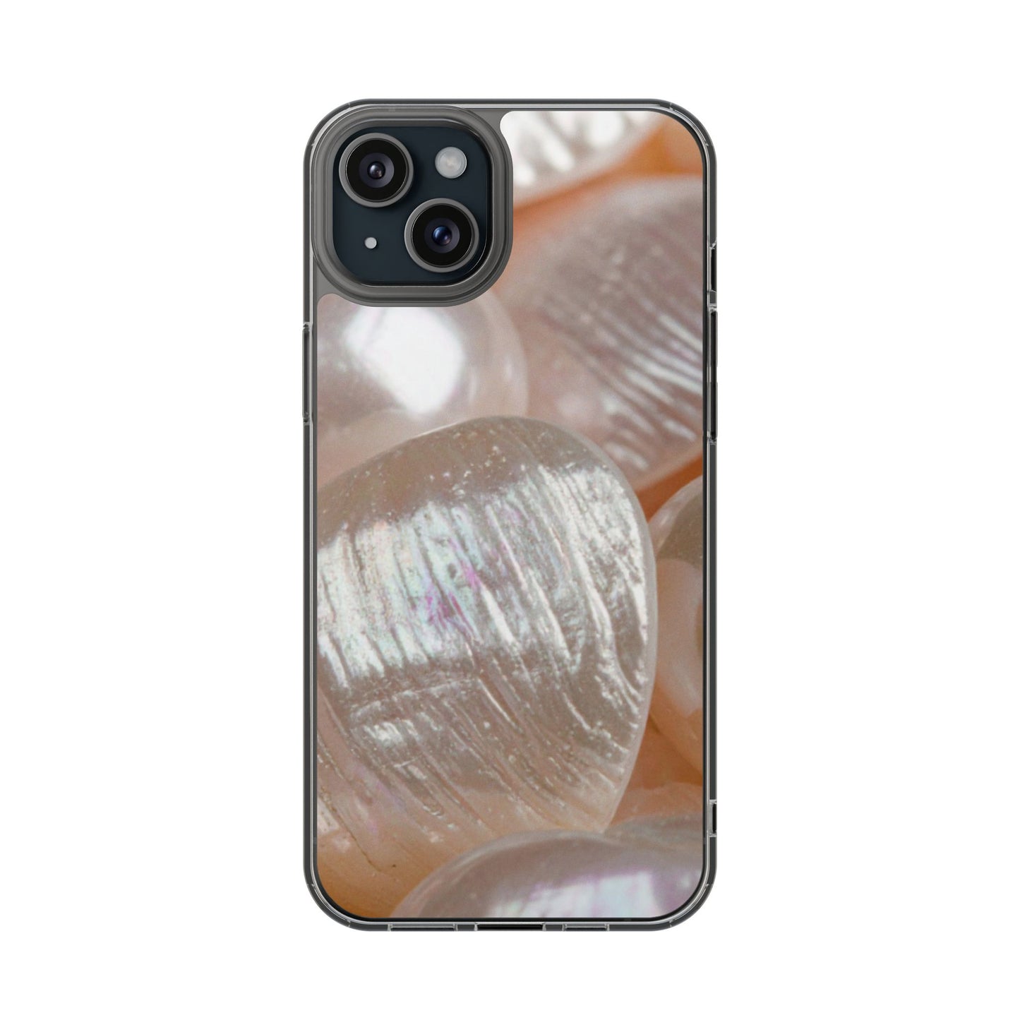 Clear Magnetic Phone Case – Blush Pearl
