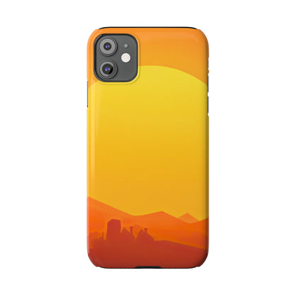 Slim Phone Case – Desert Sunrise