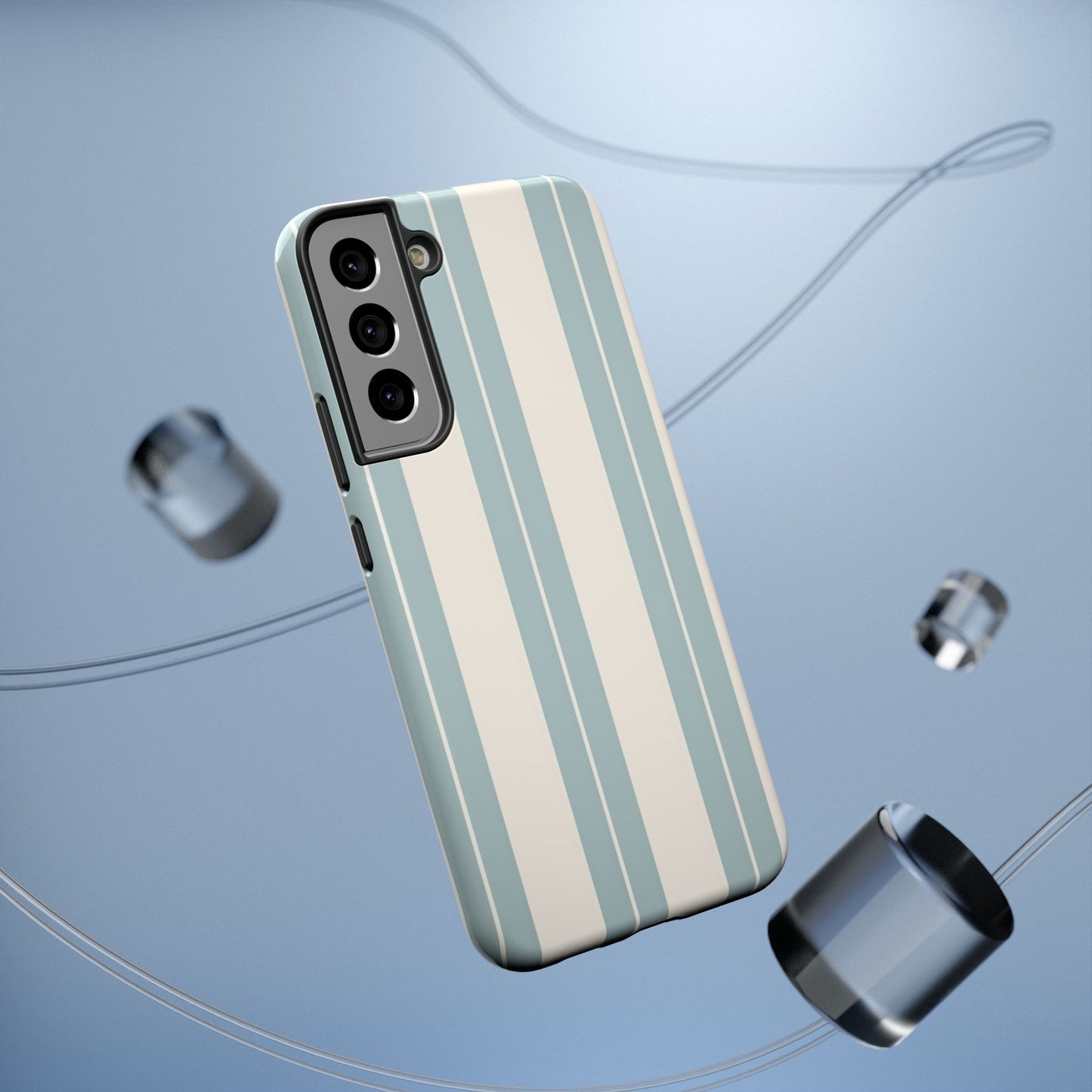 Impact-Resistant Phone Case – Coastal Stripe