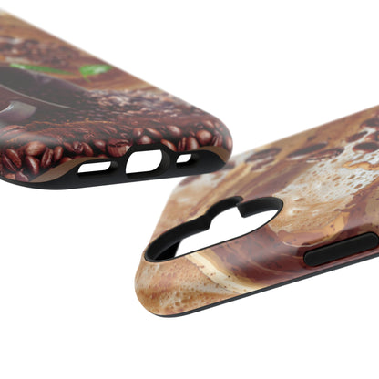 Impact-Resistant Phone Case – Love at First Sip – Compatible with iPhone 11–17 & Samsung Galaxy S22–S26 Series