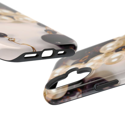 Wireless-Charging Compatible Case – Noir Pearl