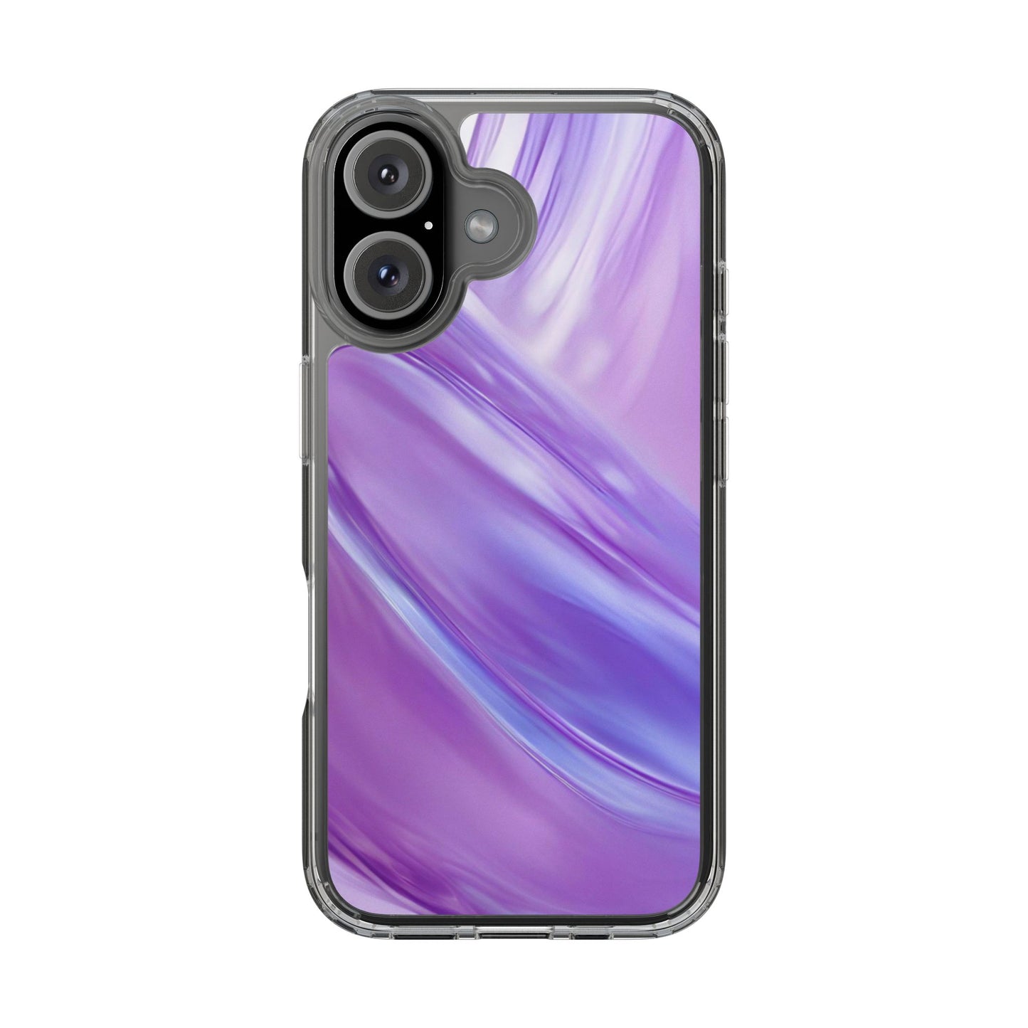 Clear Phone Case – Lavender Wave