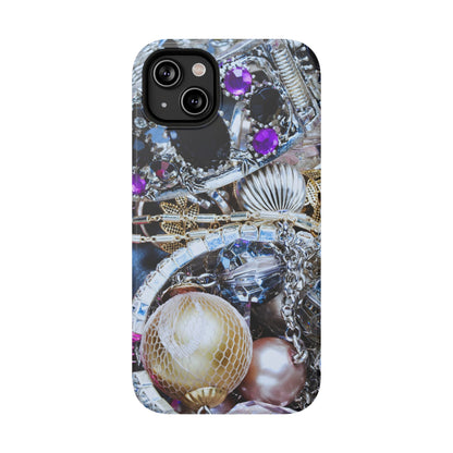 Impact-Resistant Phone Case – Chrome Jewel