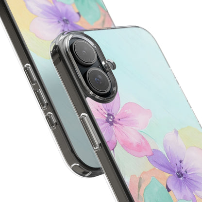 Clear Phone Case – Water Petal