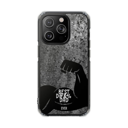 Clear Magnetic Phone Case – Best Dad Ever