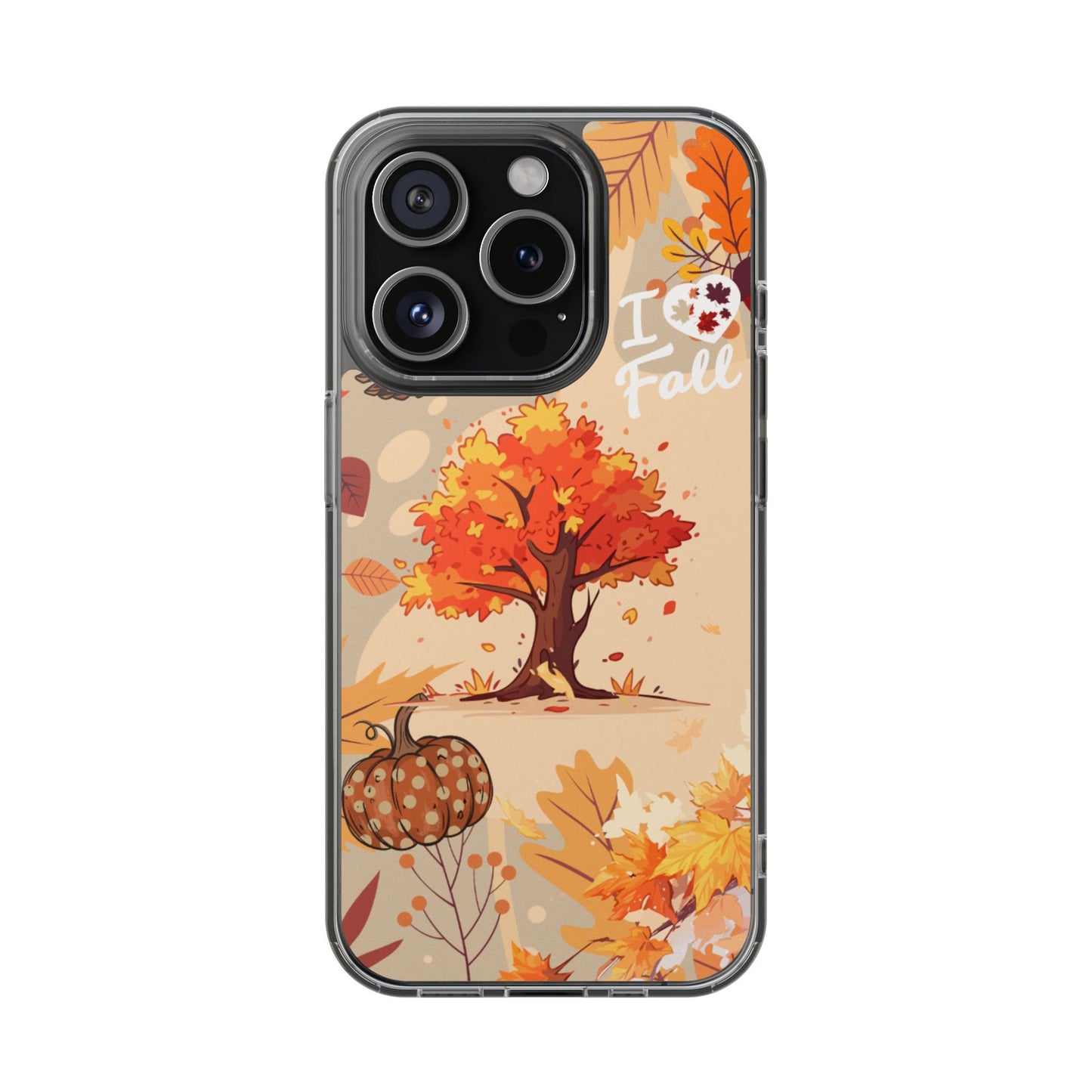 Clear Phone Case – Fall in Love