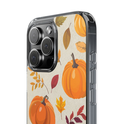 Clear Phone Case – Falling for Pumpkin