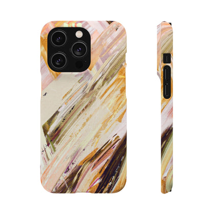 Snap Phone Case – Brush & Bronze