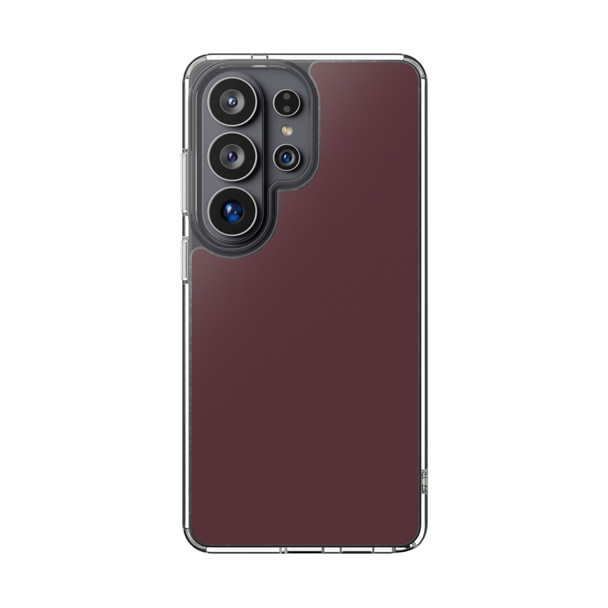 Clear Phone Case – Mulled Wine – Compatible with iPhone 13–17 & Samsung Galaxy S25–S26 Series