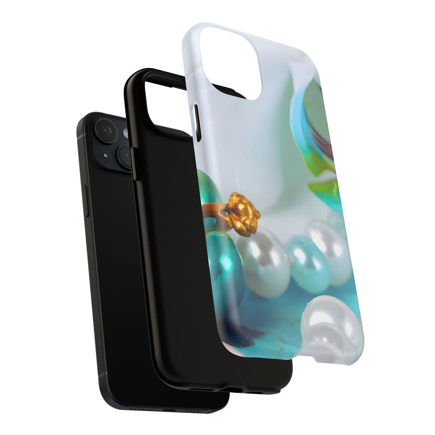 Protective Magnetic Phone Case – Mermaid's Pearl