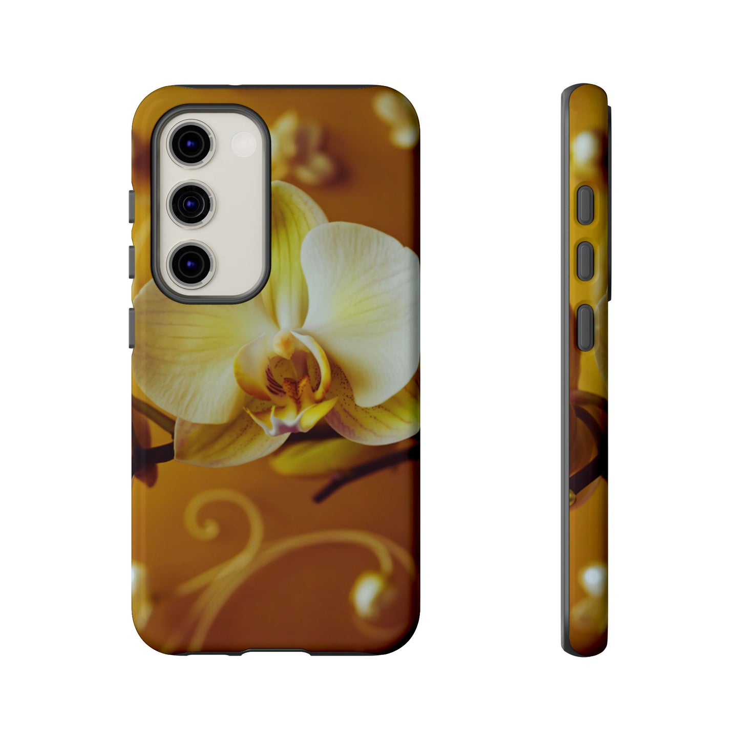 Protective Phone Case – Amber Orchid