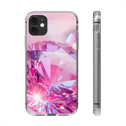 Clear Phone Case – Pink Ice