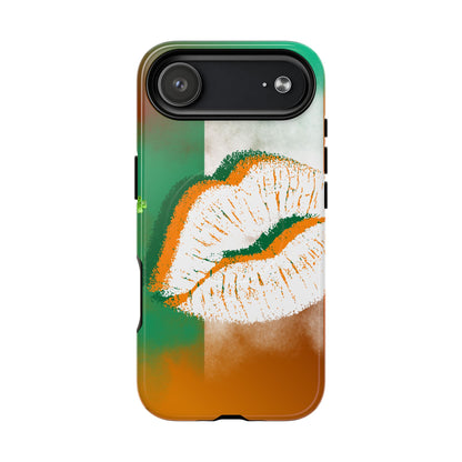 Dual-Layer Phone Case – Irish Lip St. Patrick’s Day Design