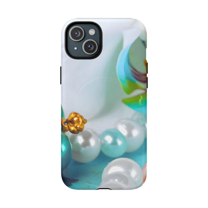 Protective Magnetic Phone Case – Mermaid's Pearl