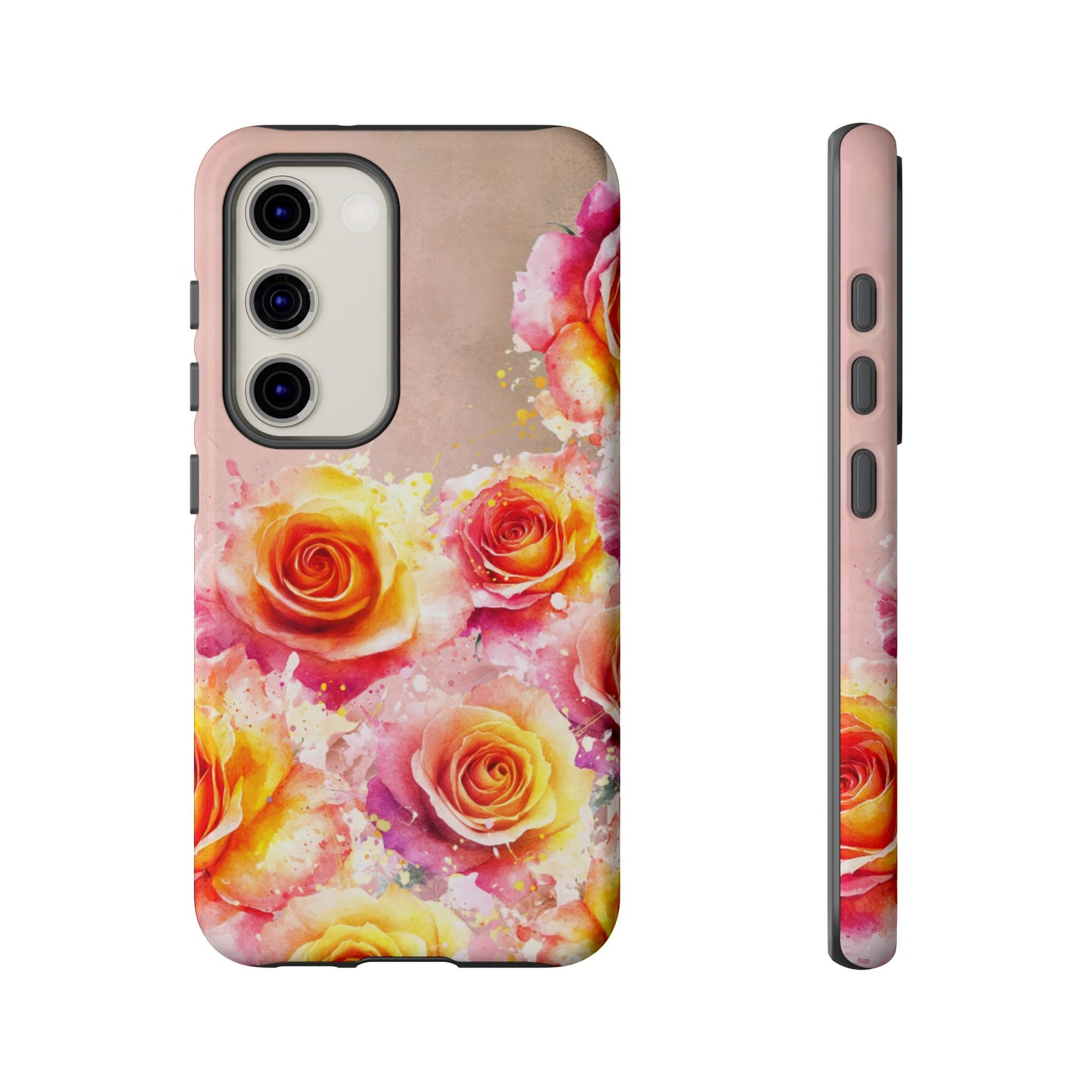 Protective Phone Case – Sunset Roses