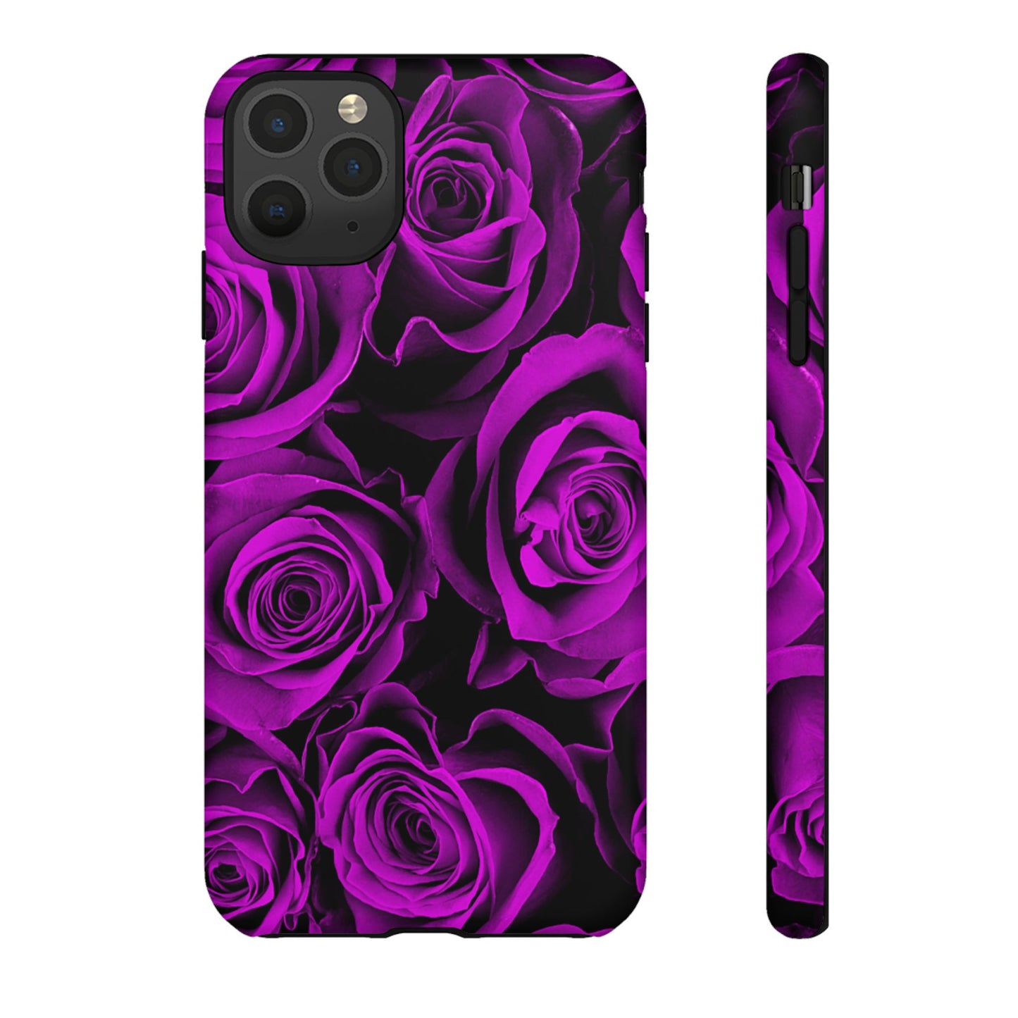 Protective Phone Case – Amethyst Roses