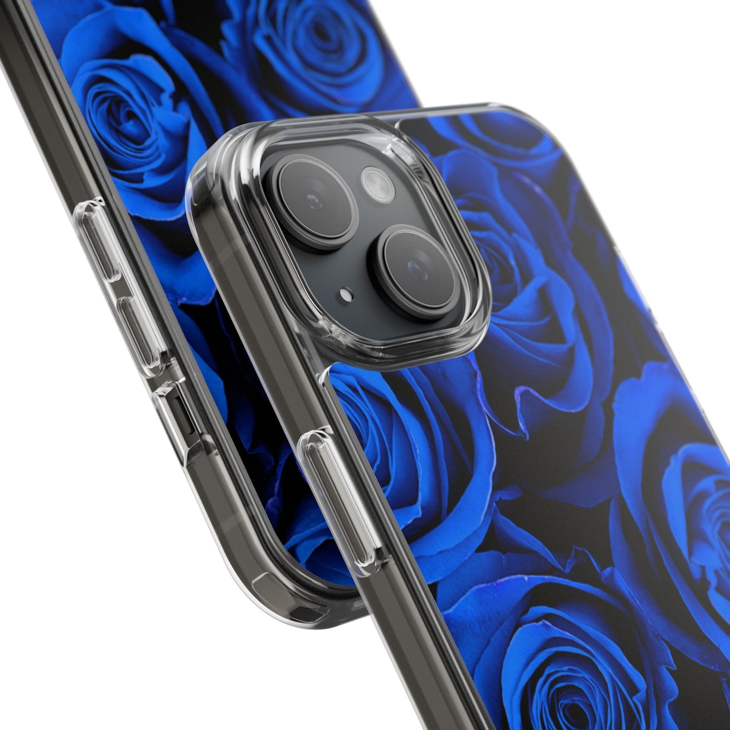 Clear Phone Case – Midnight Bloom