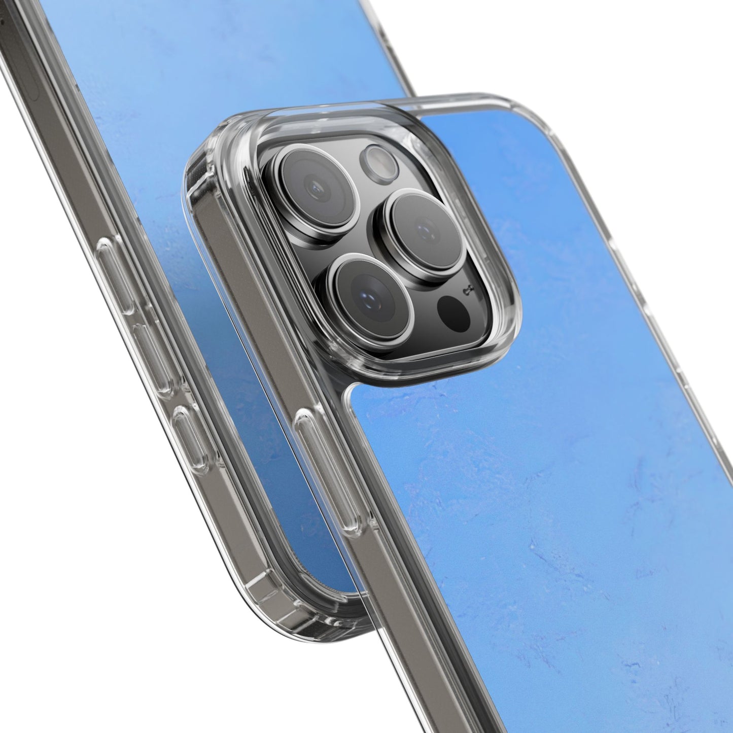 Clear Phone Case – Azure Fade