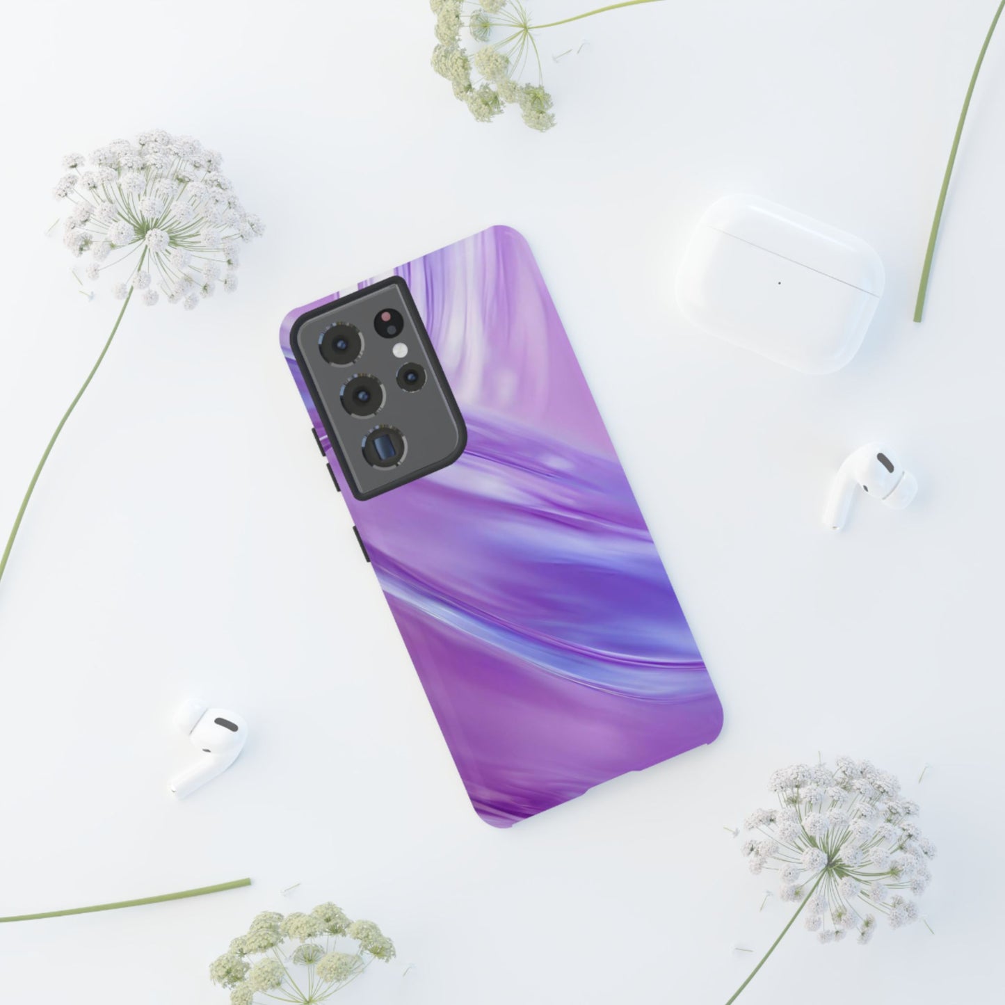 Protective Phone Case – Lavender Wave