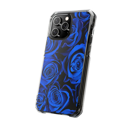 Clear Magnetic Phone Case – Midnight Bloom