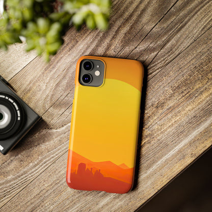 Slim Phone Case – Desert Sunrise